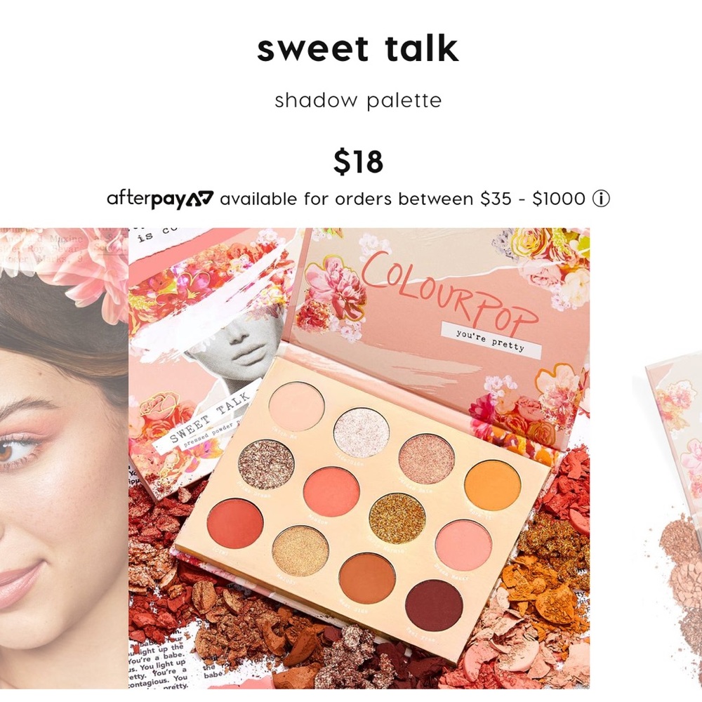 Colourpop Sweet Talk Eyeshadow Palette